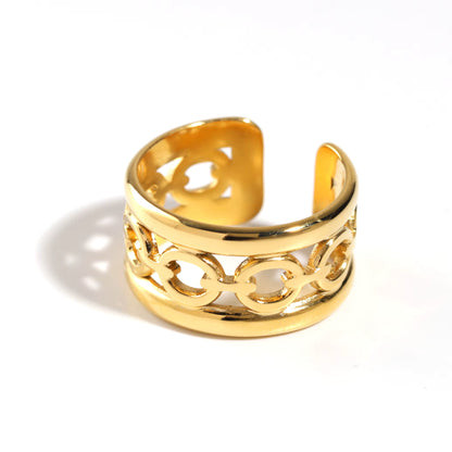 Open Gold Plated Ring