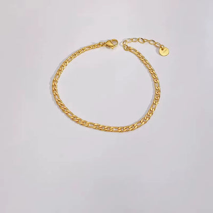 Flat Snake Chain Herringbone Bracelet