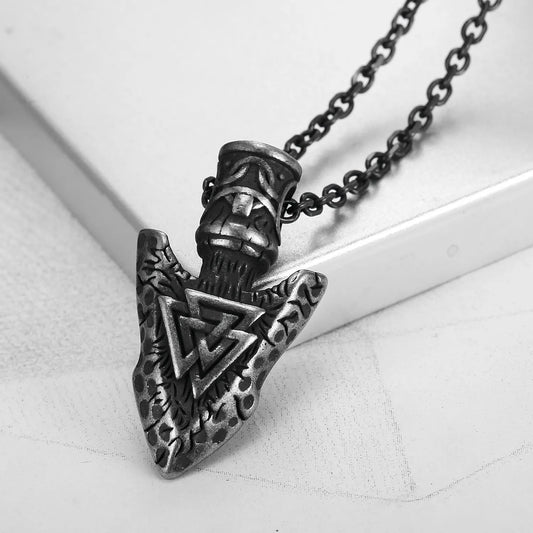 Valknut Spearhead Pendant