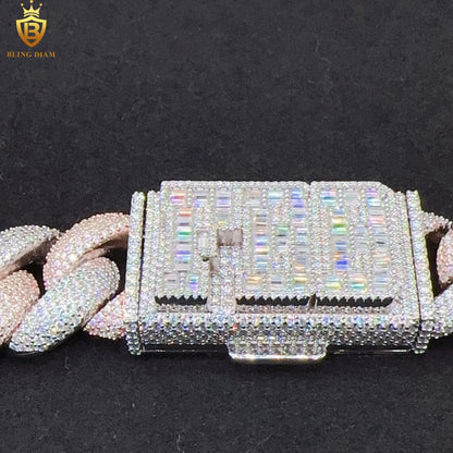 20mm Sterling Silver 925 Miami Cuban Link Chain