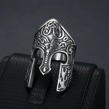 Warrior Helmet Ring