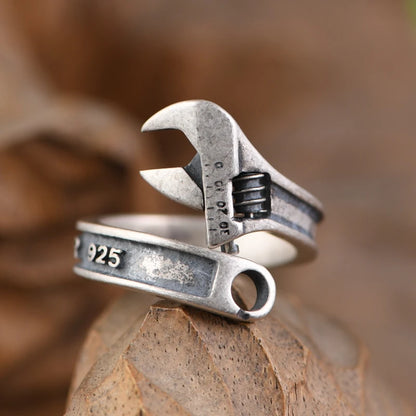 Wrench-inspired Ring
