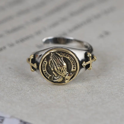 Gold Cross Ring