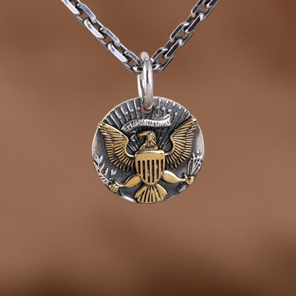 White Headed Eagle Necklace
