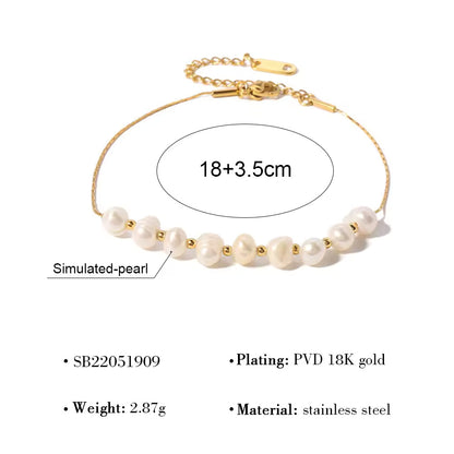 Natural Fresh Water Pearl Bracelet