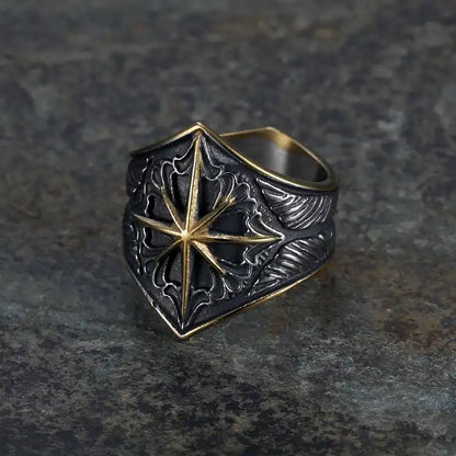 Compass Star Ring