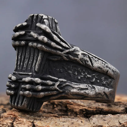 Skeleton Coffin Ring Men