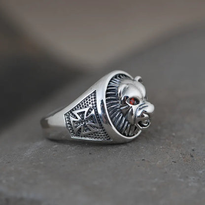 Leopard Head Ring