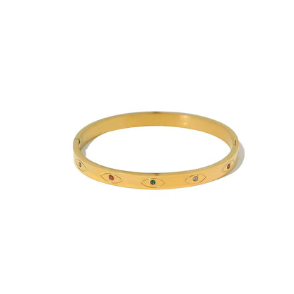 Zircon Bangle Bracelet