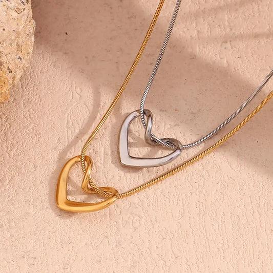 Linked Heart Necklace