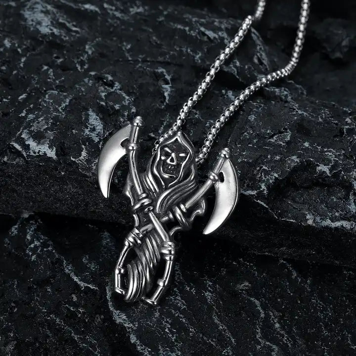 Reaper Skull Necklace