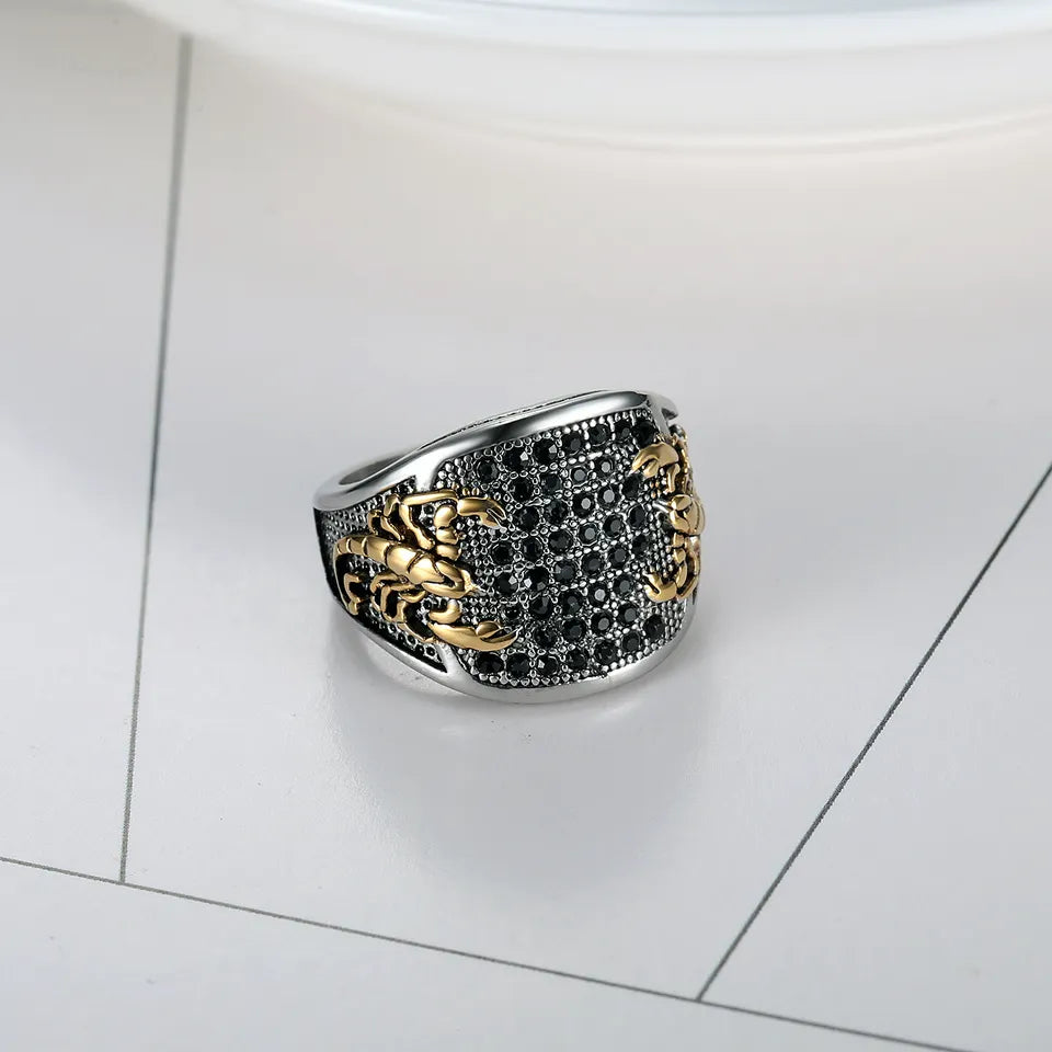 Scorpion Zircon Ring