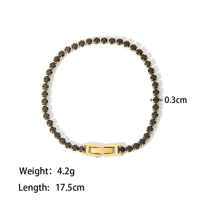 Snake Butterfly Tennis Link Chain Bracelets