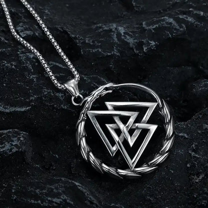 Valknut Jormungand Pendant