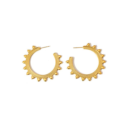 Gold Hoop Earrings