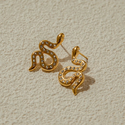Waterproof Snake Earrings