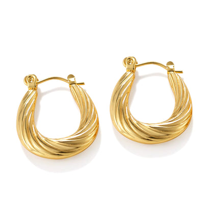 Geometric Gold Earrings