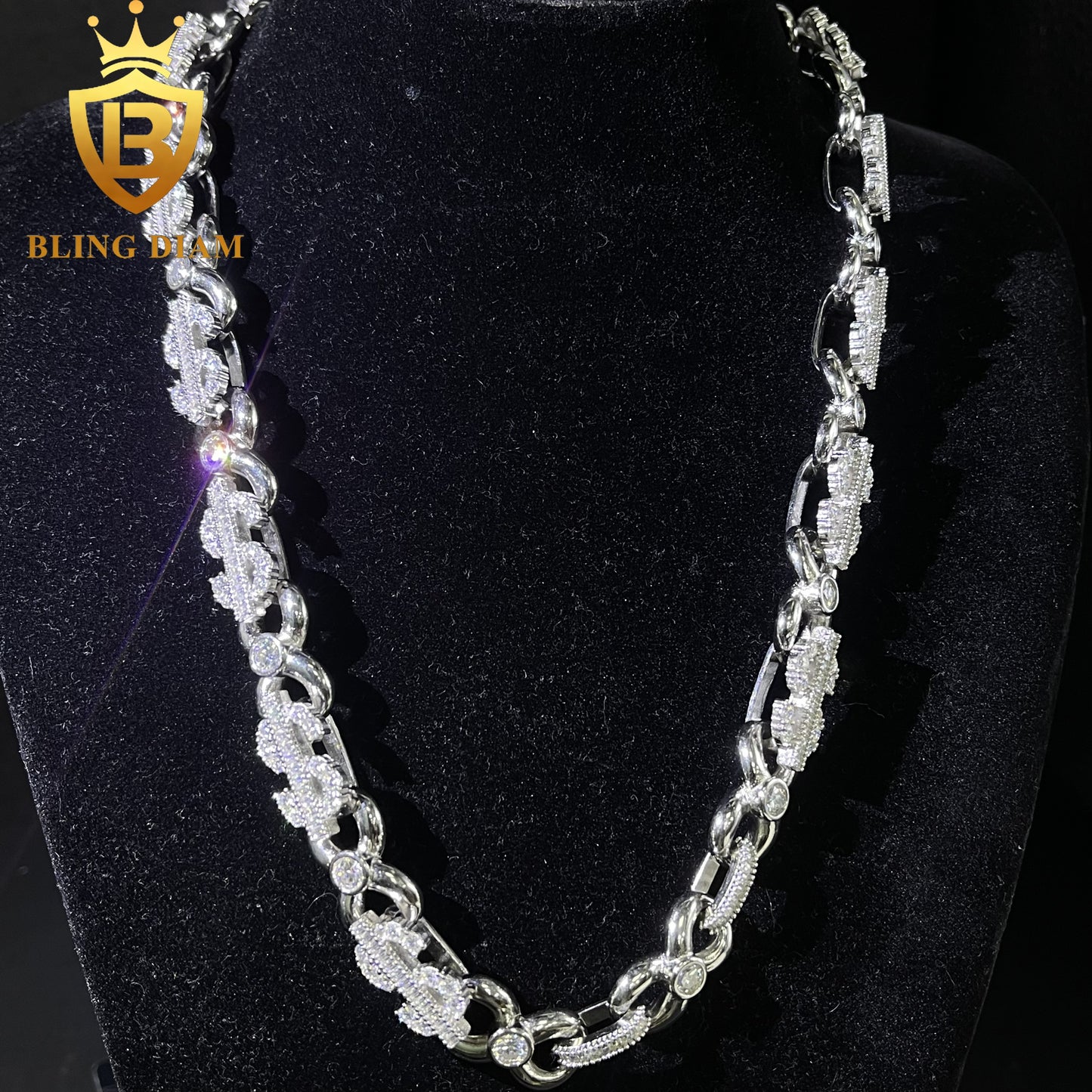 13mm Infinity US Dollar Link Chain