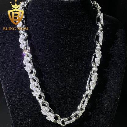 13mm Infinity US Dollar Link Chain