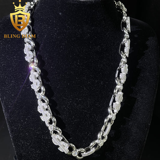 13mm Infinity US Dollar Link Chain