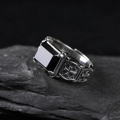 Crown Agate Ring