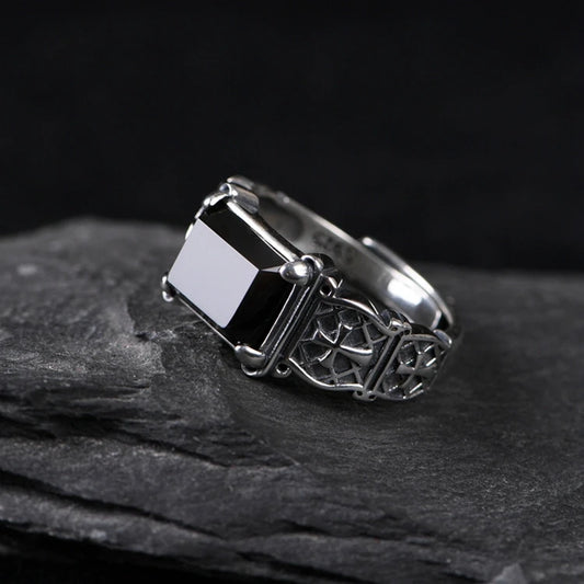 Crown Agate Ring
