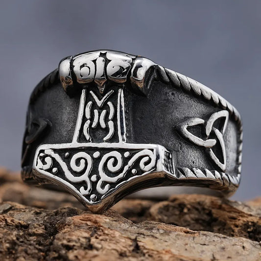 Mjolnir Thor's Hammer ring