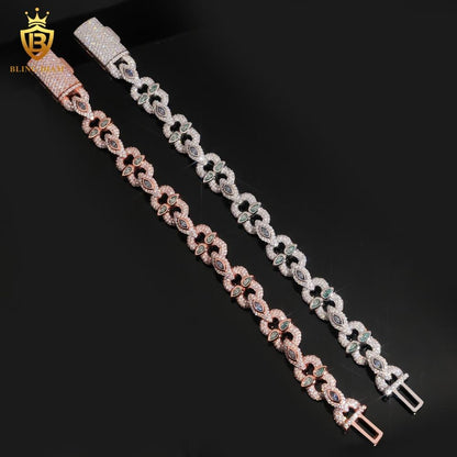 Iced Out Moissanite Bracelet