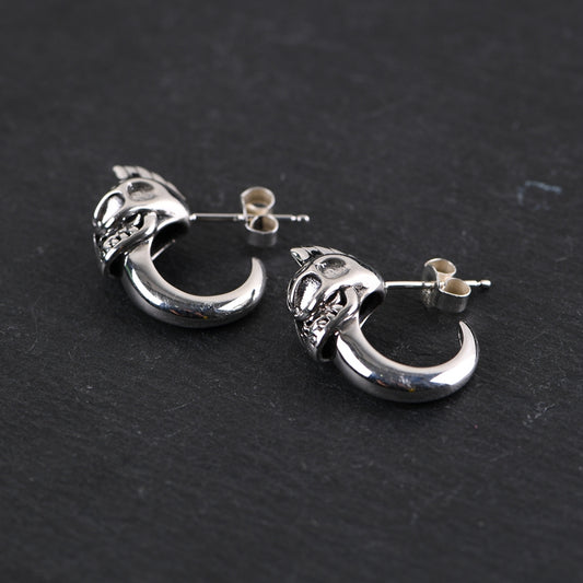 Rock Skull Earrings