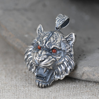 Rock Lion Head Necklace
