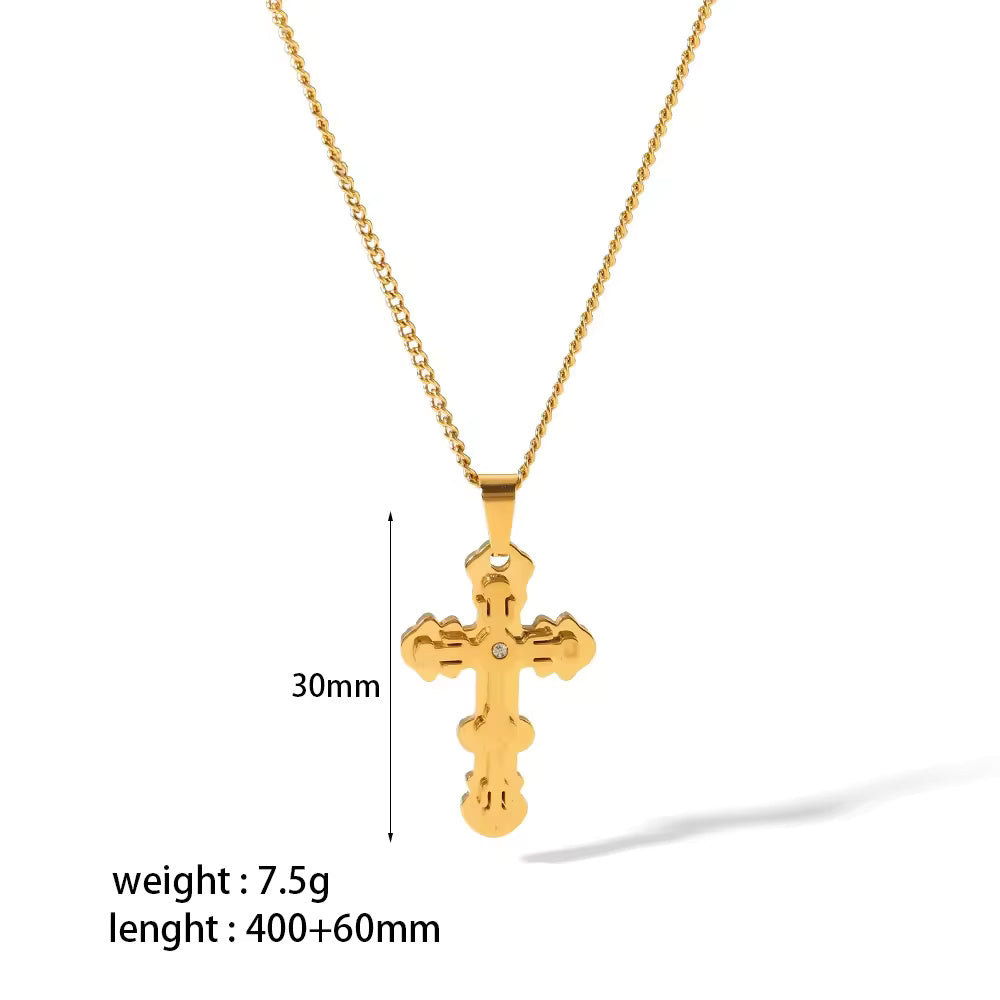 Gold Cross Necklaces