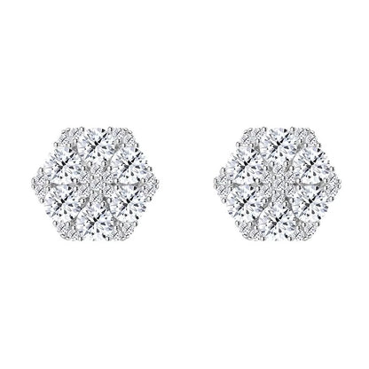 Sparkling Diamond Earrings