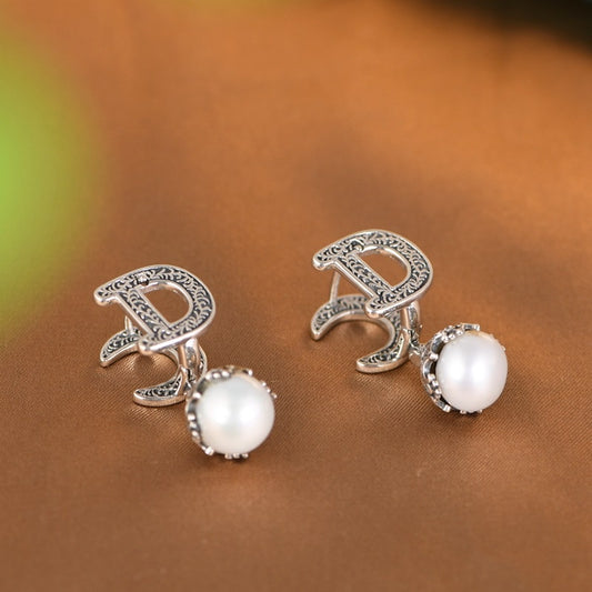Silver Drop Earrings
