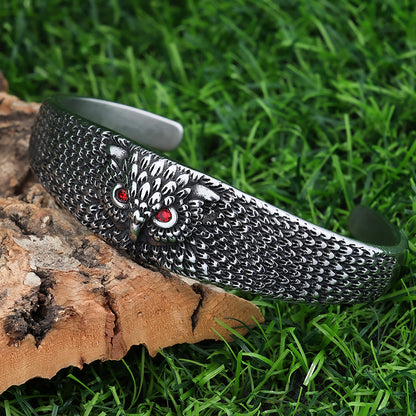 Owl With Red Eyes Bracelet