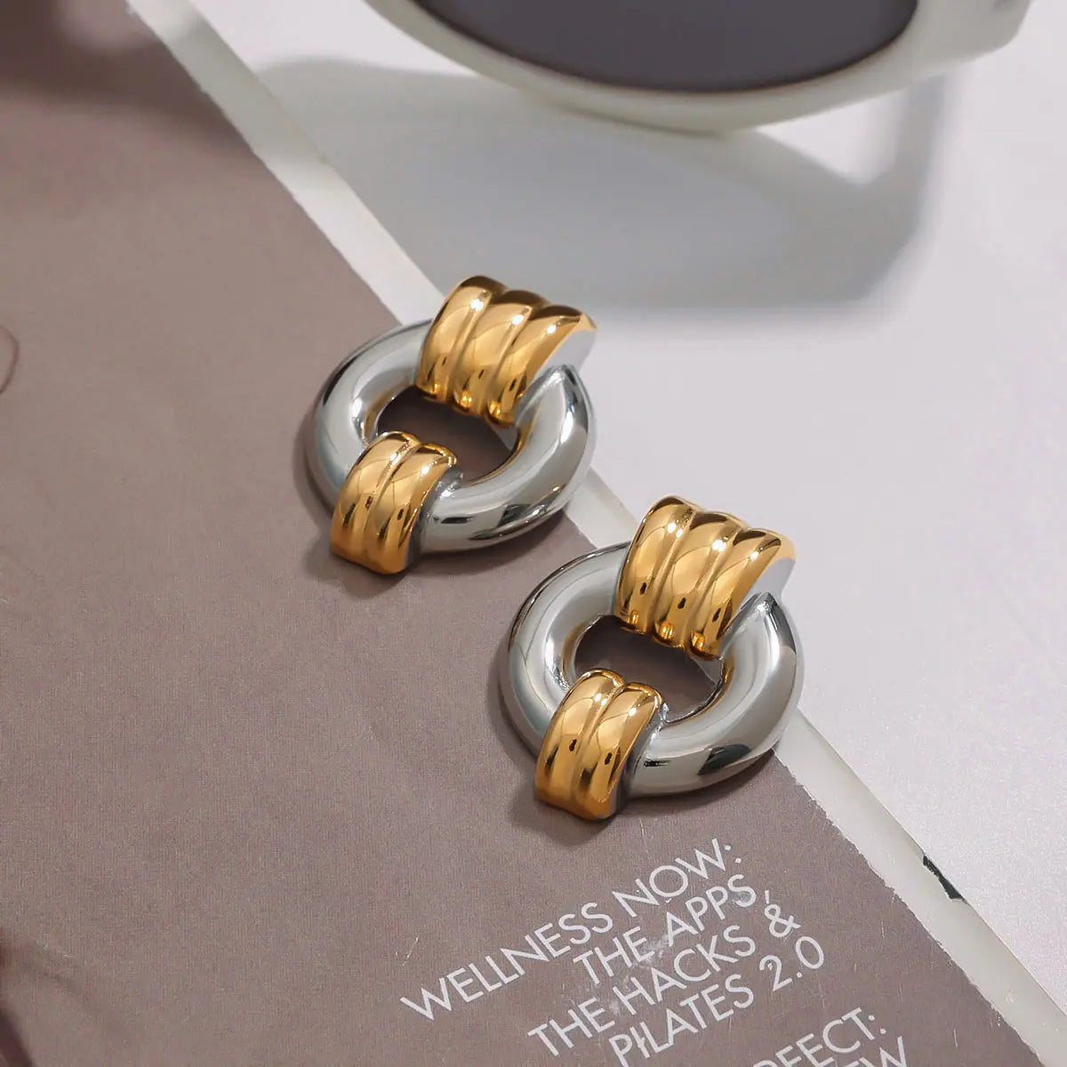 Geometric Stud Earrings