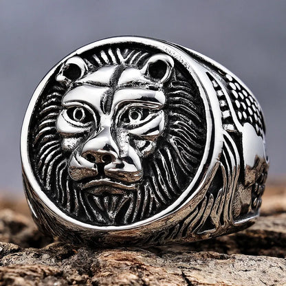 King Lion Head Ring