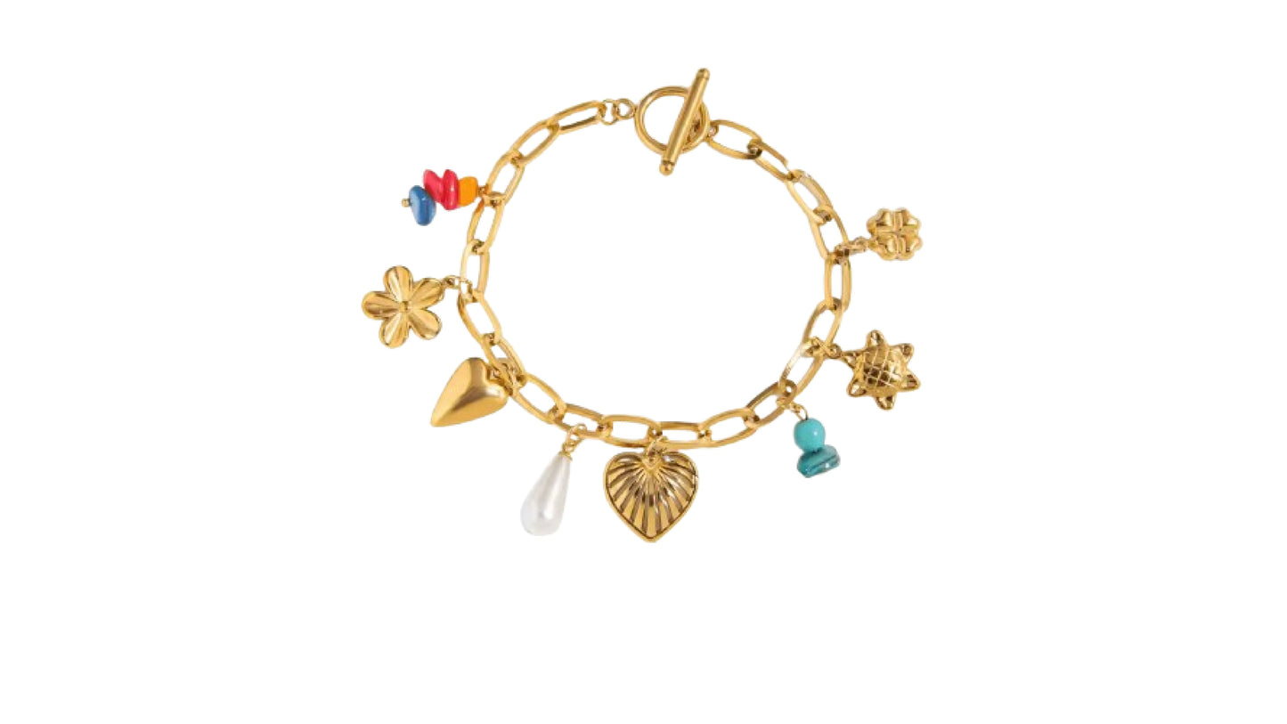 Summer Multi Charm Bracelet