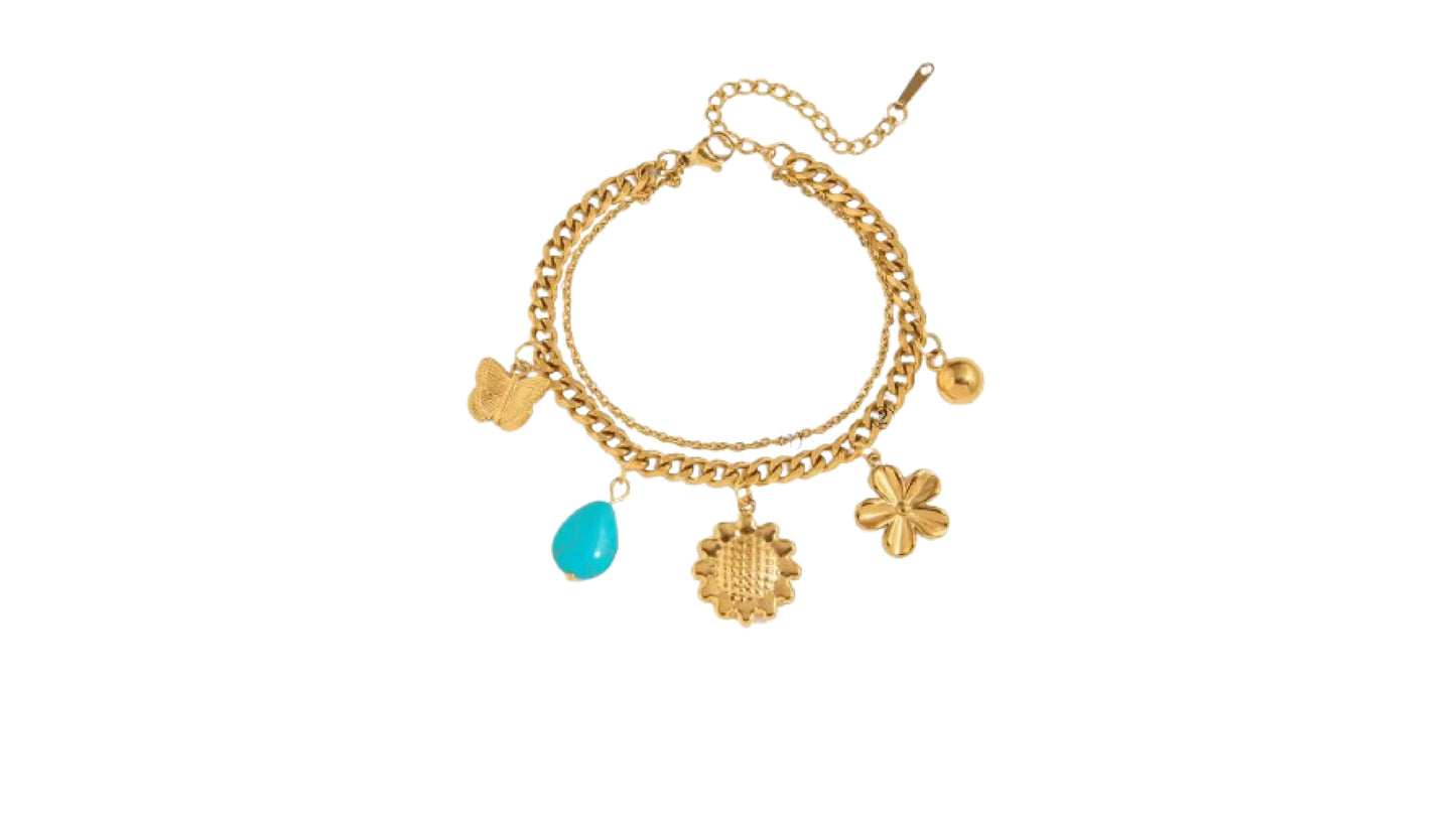 Summer Multi Charm Bracelet