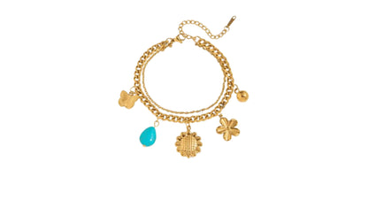 Summer Multi Charm Bracelet