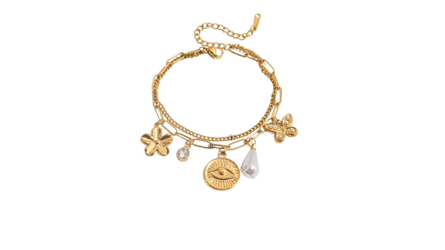 Summer Multi Charm Bracelet